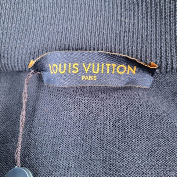 Louis Vuitton Men's Navy Color Block Technical Nylon Jacket - Picture 10 of 16